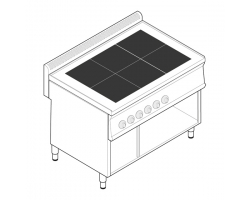 Плита электрическая Tecnoinox PCU105FE7