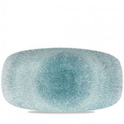 Блюдо прямоугольное 35,5х18,9 см, без борта, Raku Jade Green