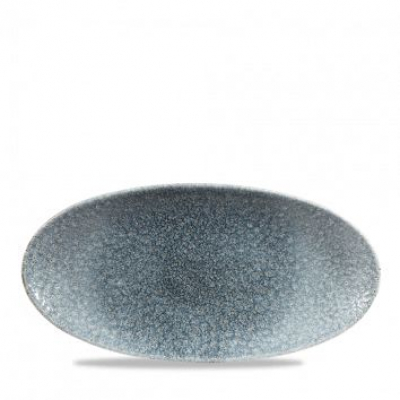 Блюдо овальное Chefs 29,9х15 см, без борта, Raku Topaz Blue