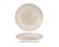 Тарелка глубокая 25,5 см h3,5 см, без борта, цвет Raku Agate Grey