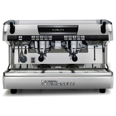 Кофемашина Nuova Simonelli Aurelia II 2GR V высокая группа/белый жемчуг/LED подсветка