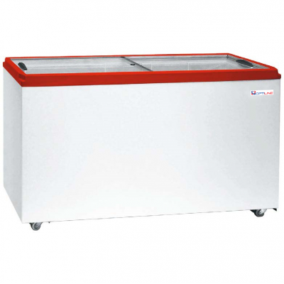 Ларь морозильный Optiline Prime 550 CD Red