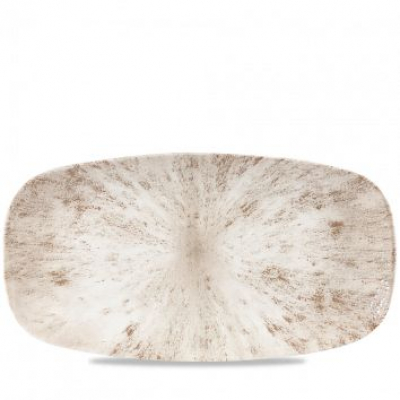 Блюдо прямоугольное 35,5х18,9 см, без борта, Stone Agate Grey
