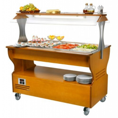 Стол охлаждаемый островной Roller grill VHF SB 40 FW